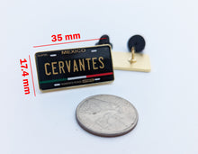 Load image into Gallery viewer, Cervantes Pin For Caps And Clothing Enamel Badge Pin Mexican Pin Mexican Flag Pin Cervantes Mexico Pin Hispanic Pin