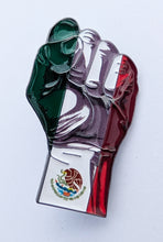 Load image into Gallery viewer, Mexico Fist Pin For Caps And Clothing Enamel Badge Pin Mexico Pin Mexican flag Pin Mexico Arm Pin