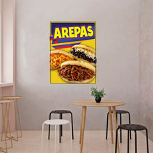 Load image into Gallery viewer, Arepas Sticker Window Decal Truck Concession Vinyl Restaurant Wall poster Sticker Venezuelan Food Sign #2