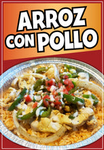 Load image into Gallery viewer, Arroz con Pollo Sticker Window Sticker Food Truck Concession Vinyl Restaurant Wall Poster Sticker