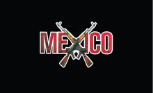 Load image into Gallery viewer, Mexico con Rifles Decal Car Window Vinyl Sticker AK47 Mexican Trucking