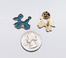Load image into Gallery viewer, Balloon Dog Pin For Caps And Clothing Enamel Badge Blue Dog Animal Brooches backpack Embellishments