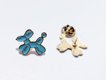 Load image into Gallery viewer, Balloon Dog Pin For Caps And Clothing Enamel Badge Blue Dog Animal Brooches backpack Embellishments