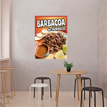 Load image into Gallery viewer, Barbacoa de Borrego Decal Window Sticker Mexican Food Truck Concession Vinyl Restaurant Mexican Food Image Sticker