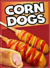 Load image into Gallery viewer, Corn Dogs Decal Window Sticker Truck Concession Vinyl Restaurant