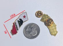 Load image into Gallery viewer, California Pin For Caps And Clothing Enamel Badge Brooches backpack Embellishments California State Bear