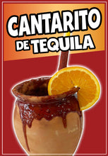 Load image into Gallery viewer, Cantarito de Tequila Sign Decal Window Sticker Truck Concession Vinyl Restaurant Cantarito sticker #2