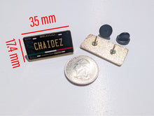 Load image into Gallery viewer, Pin Chaidez Car Plate Pin For Caps And Clothing Enamel Badge Chaidez Mexican Plate