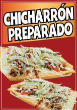 Load image into Gallery viewer, Chicharron Preparado Sticker Window Decal Truck Concession Vinyl Restaurant Wall poster Sticker Food Decal Sign #2