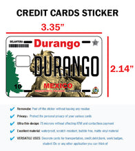 Load image into Gallery viewer, Durango Credit Card Skin Cover Vinyl Stickers (4 Pack) - DGO Mexican Decal