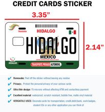 Load image into Gallery viewer, Hidalgo Credit Card Skin Cover Vinyl Stickers (4 Pack) - HGO Mexican Decal (Copy)
