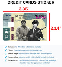 Load image into Gallery viewer, El Chapo Guzman Credit Card Skin Cover Vinyl Stickers (4 Pack) -Caro Quintero Mexican Decal