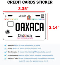Load image into Gallery viewer, Oaxaca Credit Card Skin Cover Vinyl Stickers (4 Pack) - Oax Mexican Decal