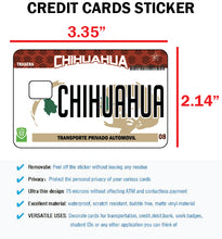 Load image into Gallery viewer, Chihuahua Credit Card Skin Cover Vinyl Stickers (4 Pack) - CHIH Mexican Decal