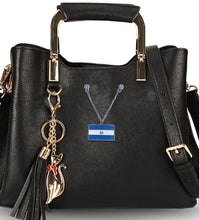 Load image into Gallery viewer, El Salvador Flag Pin Chain For Caps And Clothing Enamel Badge Salvadorian Flag Brooches backpack Embellishments