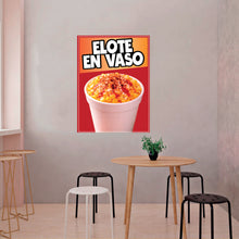 Load image into Gallery viewer, Elote en Vaso Decal Corn in a Cup Sticker Sign Window Mexican Food Truck Concession Vinyl Restaurant Wall Poster#2