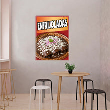 Load image into Gallery viewer, Enfrijoladas Sticker Window Decal Truck Concession Vinyl Restaurant Wall poster Sticker Mexican Food Decal Sign