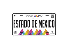 Load image into Gallery viewer, Estado de Mexico Mexico Car Plate Aluminum License Plate Mexican Mexico Edo Mex Placa de Mexico