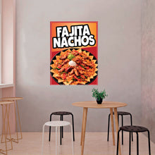 Load image into Gallery viewer, Fajta Nachos Decal Window Sticker Mexican Food Truck Sign Concession Vinyl Restaurant Comida Mexicana