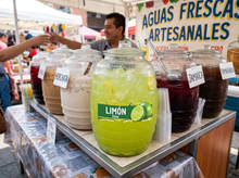 Load image into Gallery viewer, Limon Vinyl Sticker Aguas Frescas Vitrolero sticker Lime Sticker Water Jar decal 3x10in