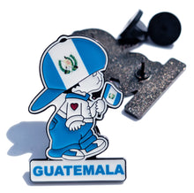 Load image into Gallery viewer, Guatemala Pin For Caps And Clothing Enamel Badge Pin Guatemalan Boy Pin Chapin Pin