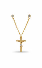 Load image into Gallery viewer, Jesus Pin Chain For Caps And Clothing Enamel Badge Jesus on cross Brooches backpack Embellishments Christian Faith
