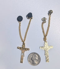 Load image into Gallery viewer, Jesus Pin Chain For Caps And Clothing Enamel Badge Jesus on cross Brooches backpack Embellishments Christian Faith