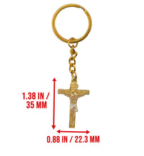 Load image into Gallery viewer, Jesus Metal Keychain Souvenir Keyring Christian Catholic Jesus Christ Llavero