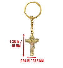 Load image into Gallery viewer, Jesus Metal Keychain Souvenir Keyring Christian Catholic Jesus Christ Llavero 2