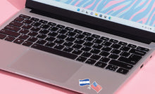 Load image into Gallery viewer, Honduras & USA Unity Flags Decal Car Window Vinyl Sticker Catracho USA Trucking