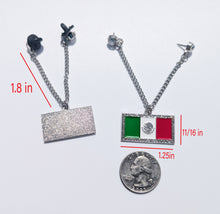 Load image into Gallery viewer, Mexico Flag Pin Chain For Caps And Clothing Enamel Badge Mexican Flag Brooches backpack Embellishments Mexicano