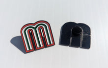 Load image into Gallery viewer, Pin M MexicoPin For Caps And Clothing Enamel Badge Pin M Baseball Mexican Pin MX
