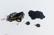 Load image into Gallery viewer, Pin Black Truck Pin For Caps And Clothing Enamel Badge Pick Up Truck Pin Trucking Pins Black with Stripes Pick Up Truck