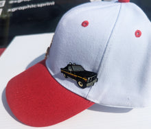 Load image into Gallery viewer, Pin Black Truck Pin For Caps And Clothing Enamel Badge Pick Up Truck Pin Trucking Pins Black with Stripes Pick Up Truck