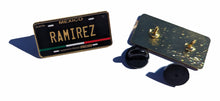 Load image into Gallery viewer, Pin Ramirez Car Plate Pin For Caps And Clothing Enamel Badge Pin Ramirez Mexican Plate Pin