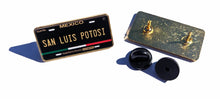 Load image into Gallery viewer, Pin San Luis POtosi Car Plate Pin For Caps And Clothing Enamel Badge Pin SLP Mexico