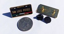 Load image into Gallery viewer, Pin San Luis POtosi Car Plate Pin For Caps And Clothing Enamel Badge Pin SLP Mexico