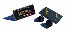 Load image into Gallery viewer, Pin Sanchez Car Plate Pin For Caps And Clothing Enamel Badge Pin Sanchez Mexican Plate Pin