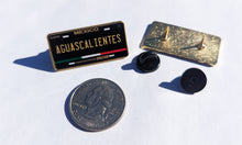 Load image into Gallery viewer, Pin Aguascalientes Car Plate Pin For Caps And Clothing Enamel Badge Pin AGS Mexico