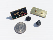 Load image into Gallery viewer, Pin Morelos Car Plate Pin For Caps And Clothing Enamel Badge Pin MOR Mexico