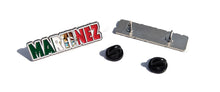 Load image into Gallery viewer, Pin Martinez Pin For Caps And Clothing Enamel Badge Pin MTZ Mexican Letters Pin Mexican Flag Pin