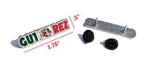 Load image into Gallery viewer, Pin Gutierrez Pin For Caps And Clothing Enamel Badge Pin GTZ Mexican Letters Pin Mexican Flag Pin