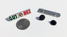 Load image into Gallery viewer, Pin Gutierrez Pin For Caps And Clothing Enamel Badge Pin GTZ Mexican Letters Pin Mexican Flag Pin