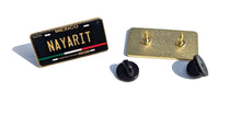 Load image into Gallery viewer, Pin Nayarit Car Plate Pin For Caps And Clothing Enamel Badge Pin NAY Mexico