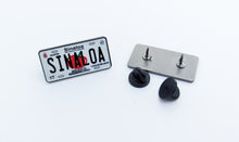 Load image into Gallery viewer, Sinaloa Car Plate Pin For Caps And Clothing Enamel Badge Pin SIN Original Mexico plate Pin