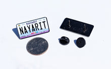 Load image into Gallery viewer, Nayarit Car Plate Pin For Caps And Clothing Enamel Badge Pin NAY Original Mexico plate Pin Mexican Pin