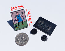 Load image into Gallery viewer, El Mandilon Pin For Caps And Clothing Enamel Badge Pin Loteria Pin Mexico Pin Mexican Pin Polaca Game Pin