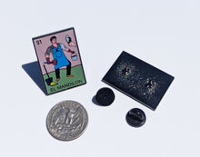 Load image into Gallery viewer, El Mandilon Pin For Caps And Clothing Enamel Badge Pin Loteria Pin Mexico Pin Mexican Pin Polaca Game Pin