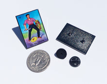 Load image into Gallery viewer, El Valiente Pin For Caps And Clothing Enamel Badge Pin Loteria Pin Mexico Pin Mexican Pin Polaca Game Pin