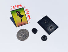 Load image into Gallery viewer, La Chingona Pin For Caps And Clothing Enamel Badge Pin Loteria Pin Mexico Pin Pin Mexican Pin Polaca Game Pin
